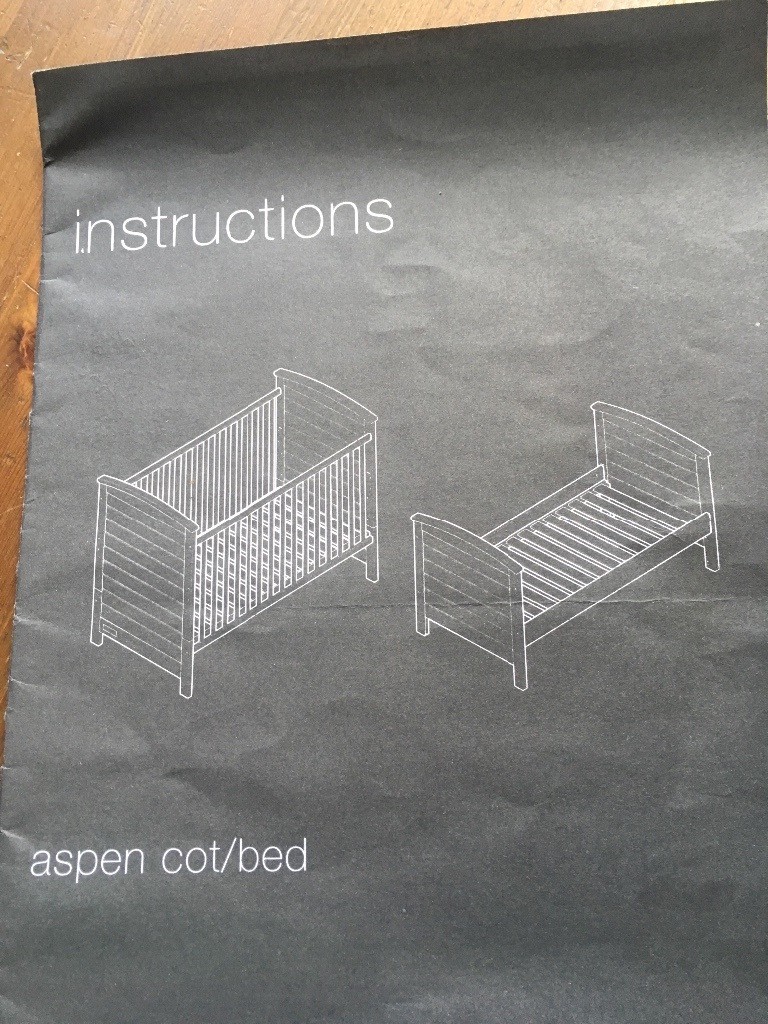 mamas and papas aspen cot bed